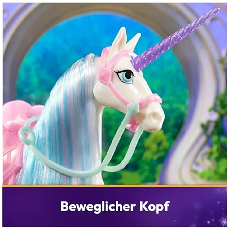 Spin Master Unicorn Academy – Unicorn Glacier, 28 cm Sammelfigur mit perlisiertem Körper und glitzerndem Horn – Bild 4