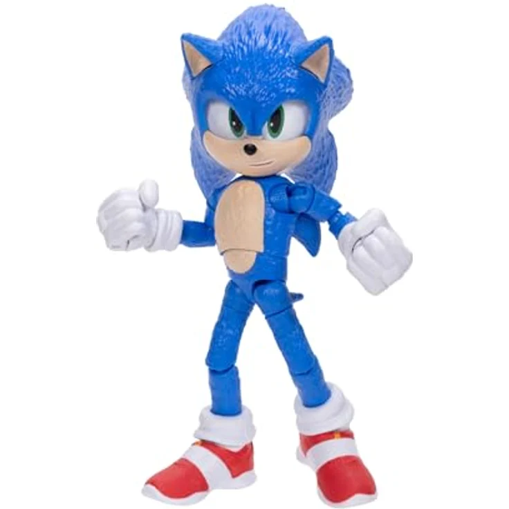 Sonic The Hedgehog 3 5" Sonic Figur mit 22 Gelenkpunkten, mehrfarbig – Bild 10