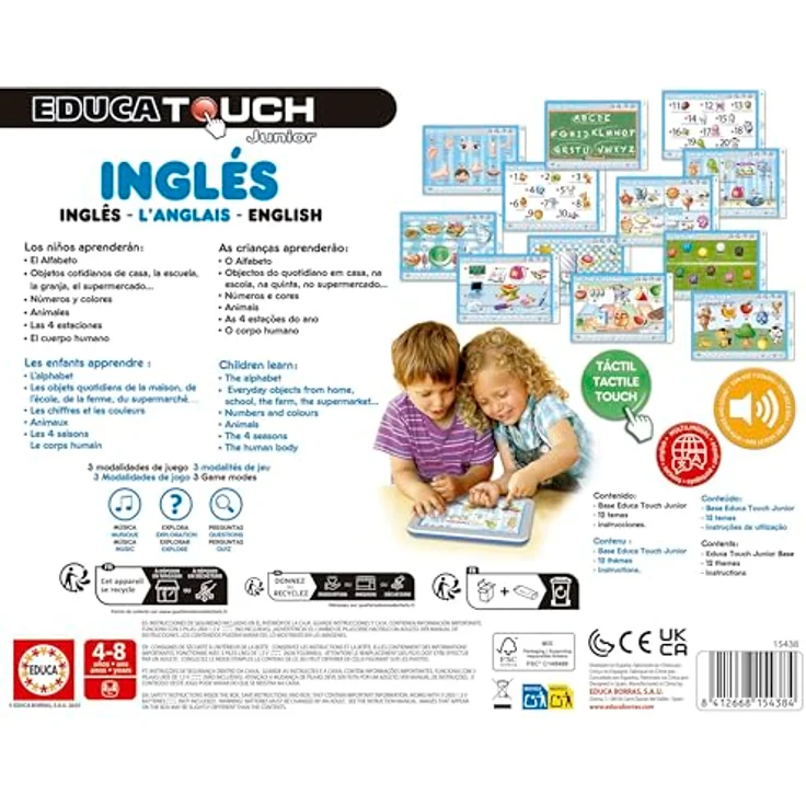 Educa Lernspiel I learn English. Touch Junior (EN), interaktives Lernspiel für Kinder, Englisch – Bild 4
