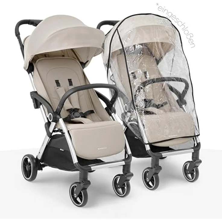 Kikkaboo Kinder-Buggy Kinderwagen, Buggy Eden bis 22 kg, Federung, Regenschutz, zusammenklappbar – Bild 4