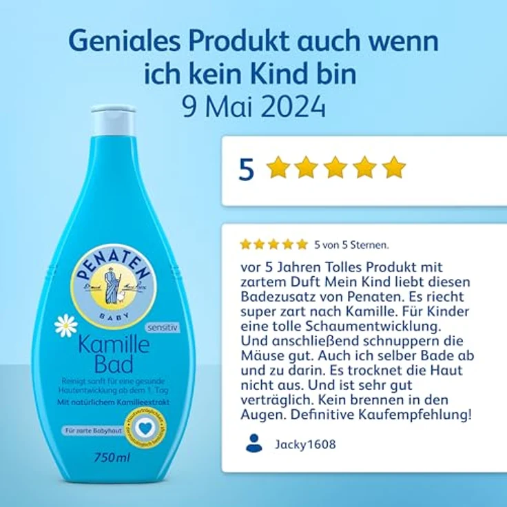 Penaten Bad Kamille 750 ml - Preisvergleich – Bild 7