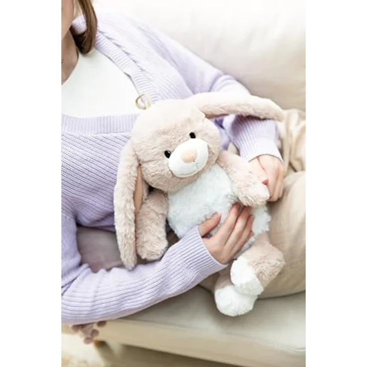 Nici Wärmflasche Hase Fjella, 300 ml, 35 cm, 2in1 Kuscheltier und Wärmflasche, beige und hellbraun – Bild 3