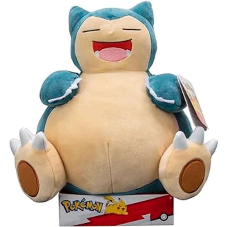 Jazwares Pokémon Plüschfigur Relaxo, 30 cm, aus super softem Material, mit authentischen Details aus der Pokémon Animated Series – Bild 6
