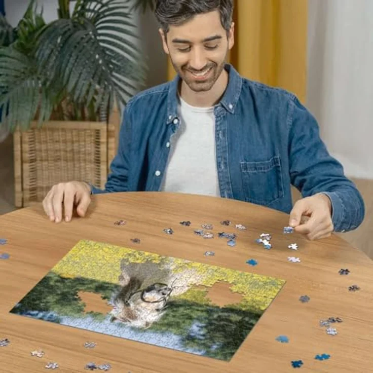 Ravensburger Puzzle 12000210 - Pferd im Rapsfeld - 500 Teile Puzzle für Erwachsene und Kinder ab 12 Jahren, Pferde-Puzzle – Bild 3