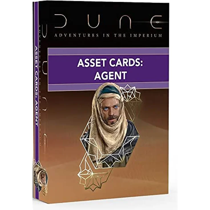 Modiphius Dune: Agent Asset Deck, Kartenspiel mit umfassenden Spielhilfen und individuellen Anpassungsmöglichkeiten – Bild 1
