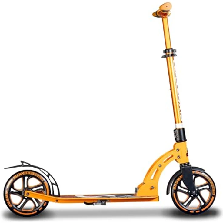 Authentic Sports Alu Scooter 205mm orange Six Degrees - Hochwertiger Aluminium Scooter mit praktischem Klappmechanismus – Bild 6