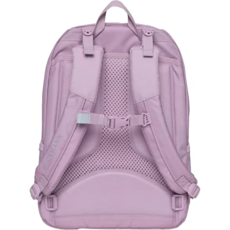 Beckmann Norway Schulrucksack Sport Junior, ergonomisch, 30L, wasserdicht, mit Trinkflaschenfach und Regenhülle – Bild 6