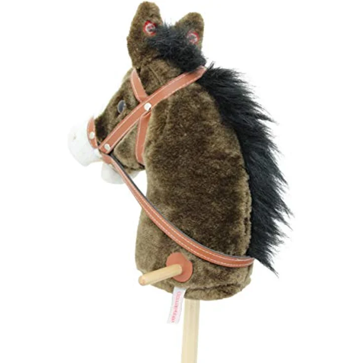 Sweety Toys 5055 Steckenpferd ” My Little Pony” Chocolate, super süss, mit Funktion Gewieher und Galoppgeräusch – Bild 3
