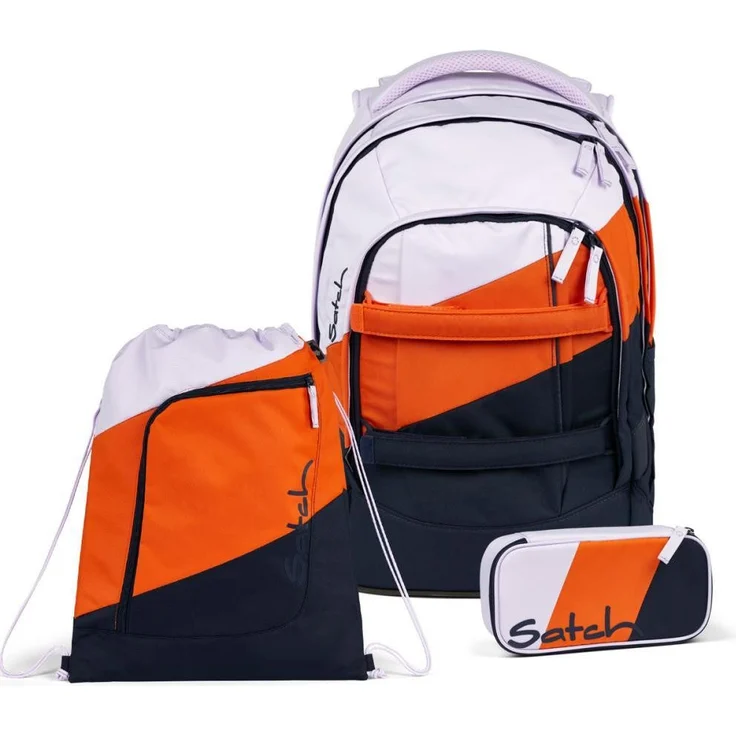 Satch Schulrucksack Pack Now or Never, ergonomisch mit viel Stauraum, blau – Bild 1