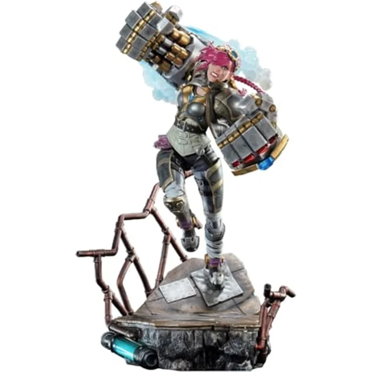 Pure Arts League of Legends Statue 1/6 Vi, 40 cm, detailgetreu mit LED-Lichtfunktion, limitierte Auflage von 2500 Stück – Bild 1