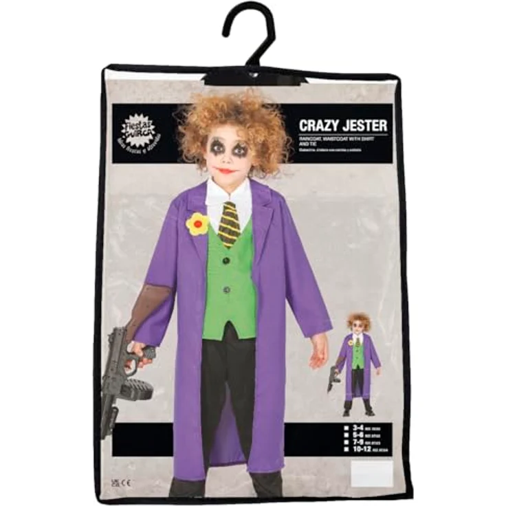 Guirca Joker-Kostüm Talla 7-9 años – Bild 4