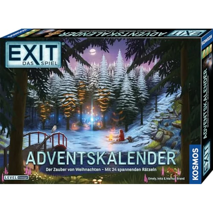 KOSMOS EXIT - Das Spiel Adventskalender 2025, Der Zauber von Weihnachten mit 24 spannenden Rätseln, Escape Game für Einsteiger – Bild 1