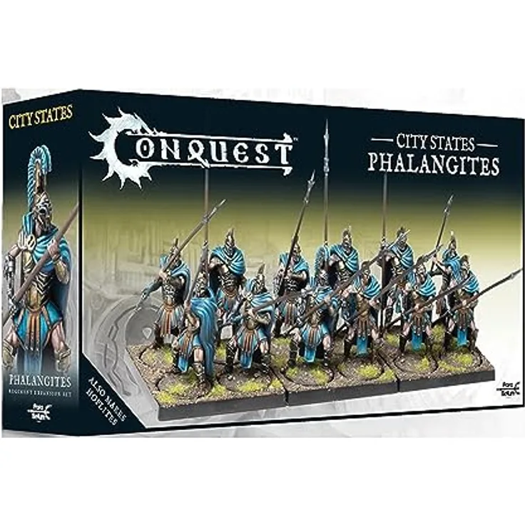 Para Bellum Wargames City States: Phalangites, professionelle Sammelfigur ohne Schild, mit Sarissa-Spießen für überlegene Formationstechniken