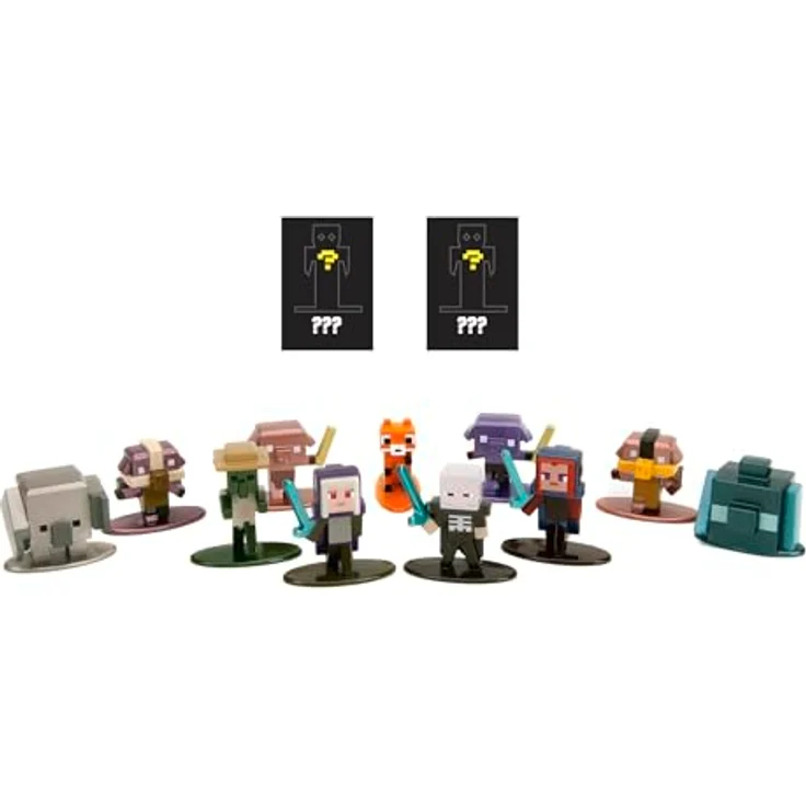 Simba Dickie Minecraft Blind Pack Nanofigs, Sammelfigur Set mit 12 verschiedenen Charakteren, sortiert – Bild 2