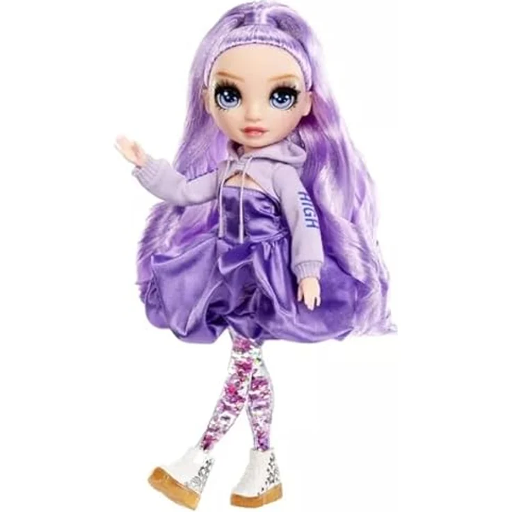Rainbow High Anziehpuppe Rainbow High Sparkle & Shine Fashion Dolls - VIOLA (Purple) – Bild 6