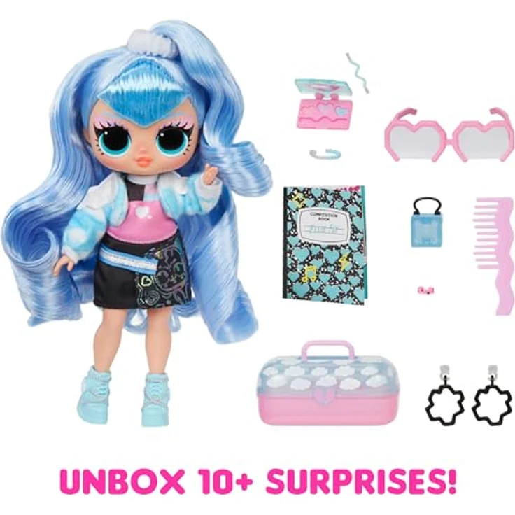 L.O.L. SURPRISE! Anziehpuppe L.O.L. Surprise Tweens Core Doll - Ellie Fly, bewegliche Modepuppe mit 15 Überraschungen, ca. 17 cm groß - Pink – Bild 3