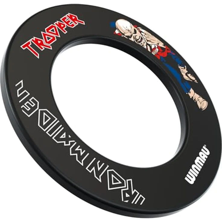WINMAU Iron Maiden Trooper Design Dartscheibe Surround, passend für alle Winmau Bristle Dartboards – Bild 4