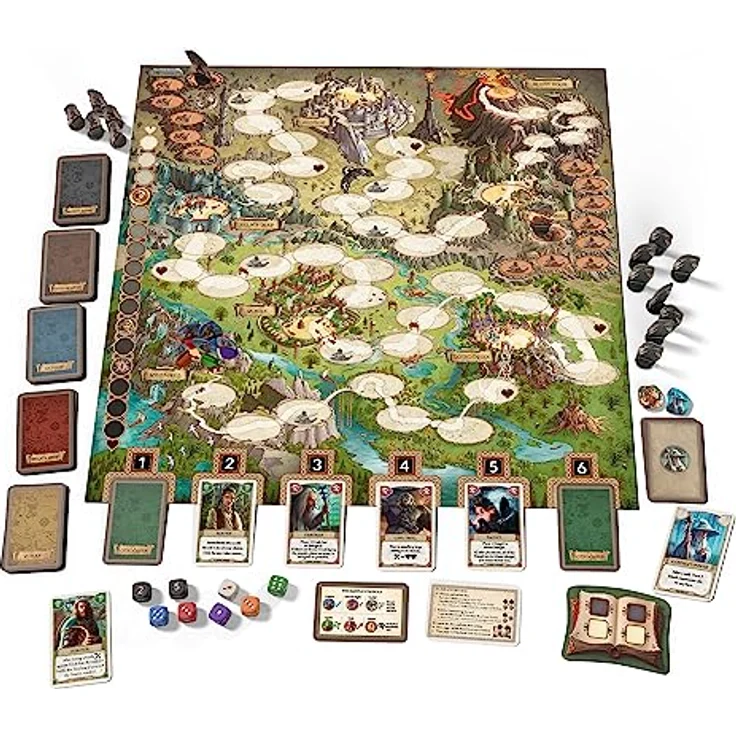 Thames & Kosmos Herr der Ringe: Abenteuer zum Mount Doom | Kooperatives Strategiespiel für 1-4 Spieler, 50 Minuten Spielzeit – Bild 2