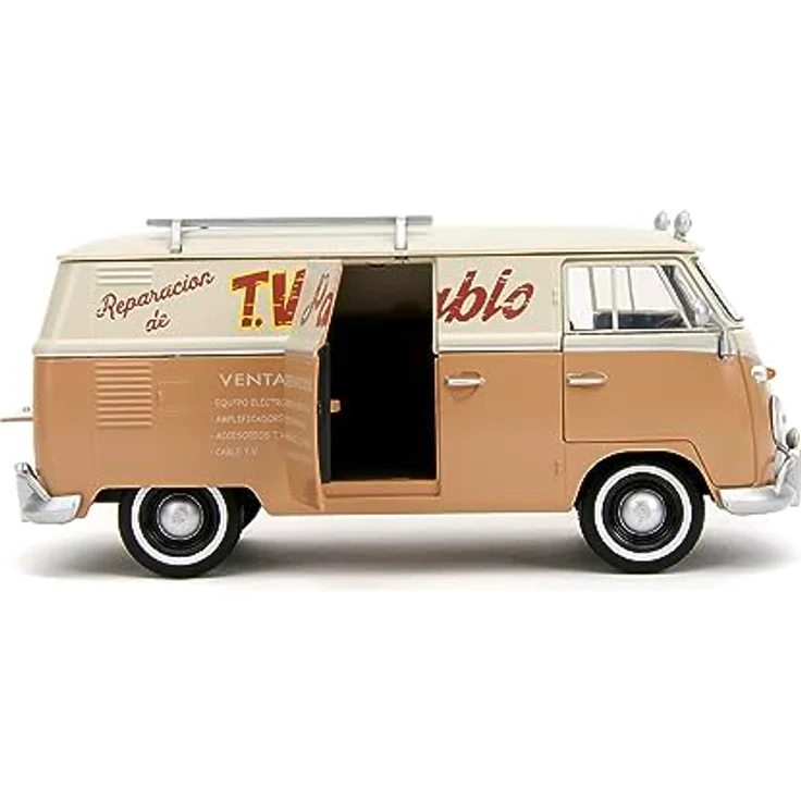 Jada Toys Transformers Wheeljack VW Bus (T7) - Volkswagen Bulli aus Transformers 7: Aufstieg der Bestien, Die Cast Auto ab 8 Jahre mit Sammelmünze, 1:24, 19cm – Bild 3