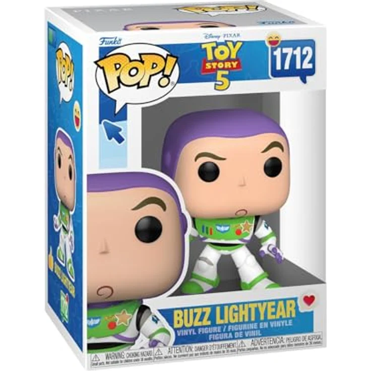 Funko POP! Disney: Toy Story 5 - Buzz Lightyear - Sammelbare Vinylfigur, 9,5 cm - Hochwertiges Merchandise für Kinder & Erwachsene – Bild 1