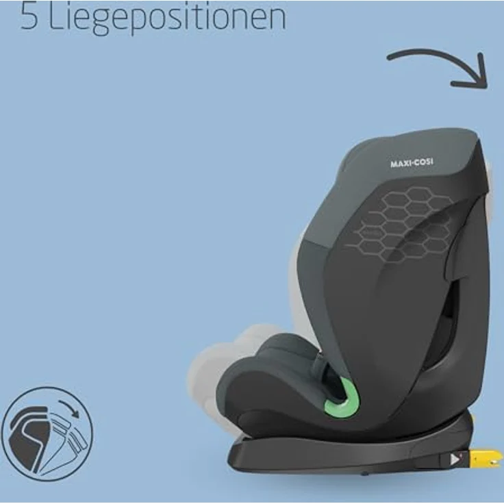 Maxi-Cosi Kindersitz Titan S i-Size mit G-Cell Seitenaufpralltechnologie, Isofix & Top Tether - Tonal Graphite – Bild 5