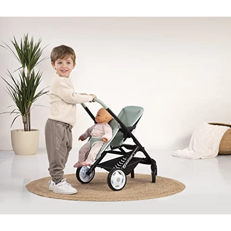 Smoby - Maxi Cosi Zwillings-Sportpuppenwagen - für Puppen bis 42 cm – Puppenwagen für zwei Puppen im Quinny-Design, für Kinder ab 3 Jahren – Bild 5