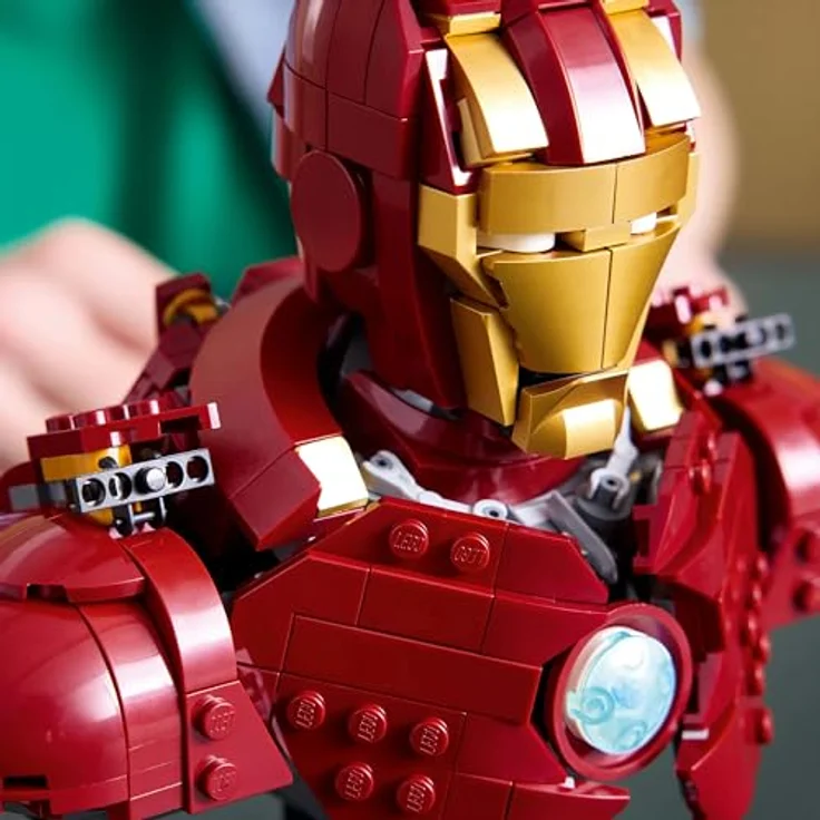 LEGO Marvel 76327, Iron Man MK4 Büste, 436-teilig, 17 cm hoch, für Erwachsene – Bild 8