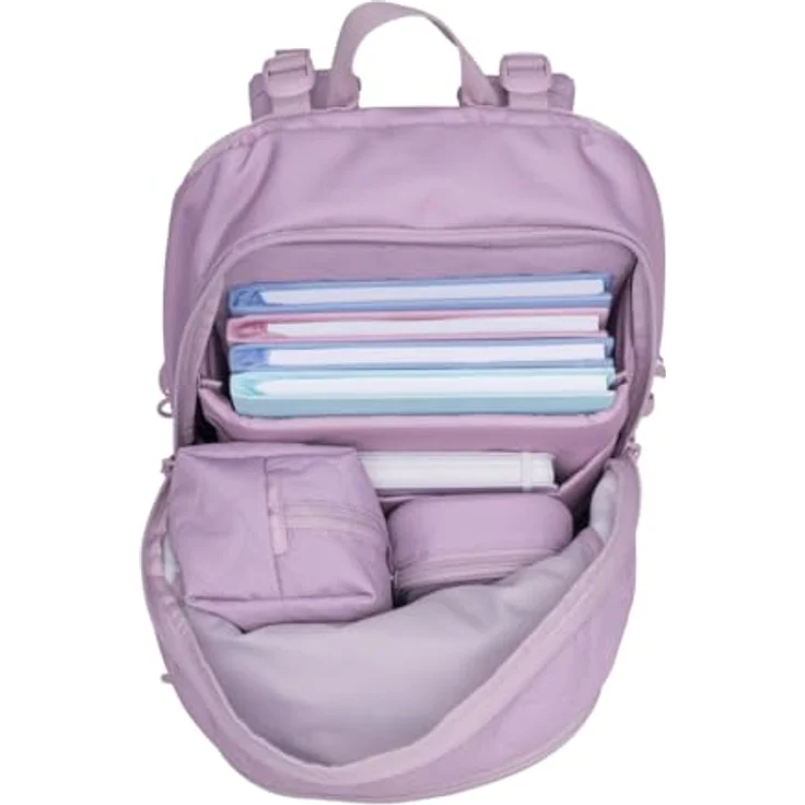 Beckmann Norway Schulrucksack Sport Junior, ergonomisch, 30L, wasserdicht, mit Trinkflaschenfach und Regenhülle – Bild 7