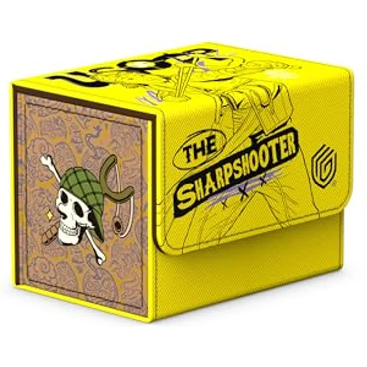 ULTIMATE GUARD Sidewinder 80+ Xenoskin Deck-Box, Gelb, aus widerstandsfähigem Material mit Magnetverschluss für 80 doppelt gesleevte Karten – Bild 1