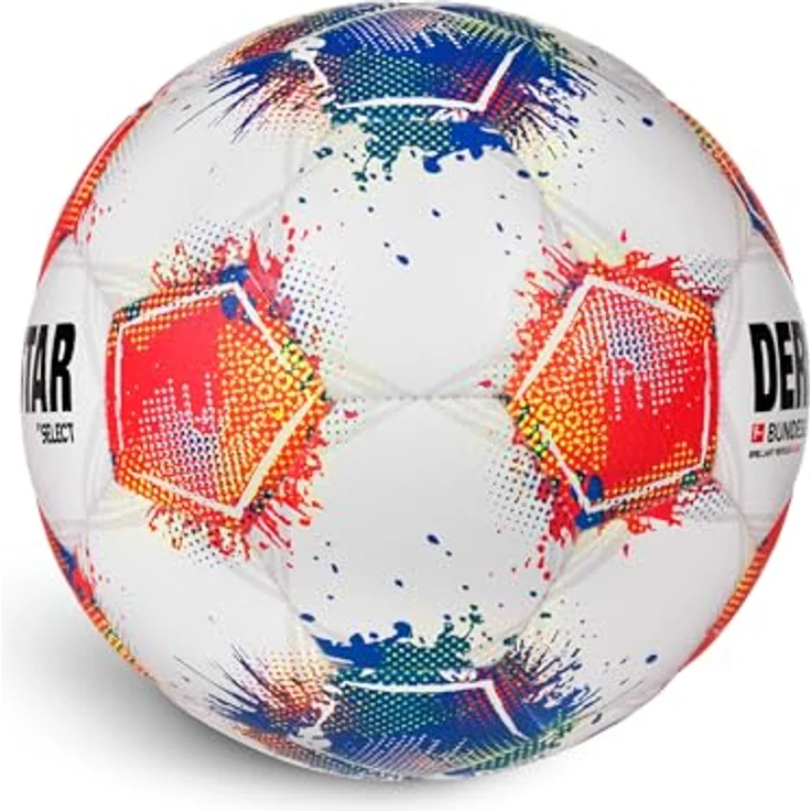 Derbystar Bundesliga Brillant Replica S-Light v25, Jugend-Freizeitball mit reduziertem Gewicht (ca. 290 g), dual bonded, SR-Blase – Bild 2