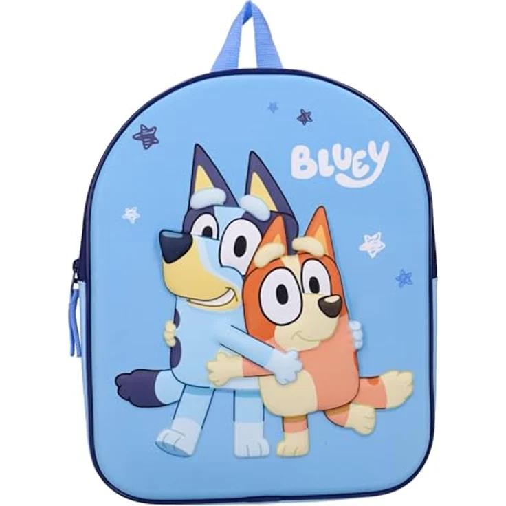 Vadobag Rucksack 3D Bluey Simply Special, Kindergartenrucksack, 32 x 26 x 11 cm, offiziell lizenziert – Bild 1