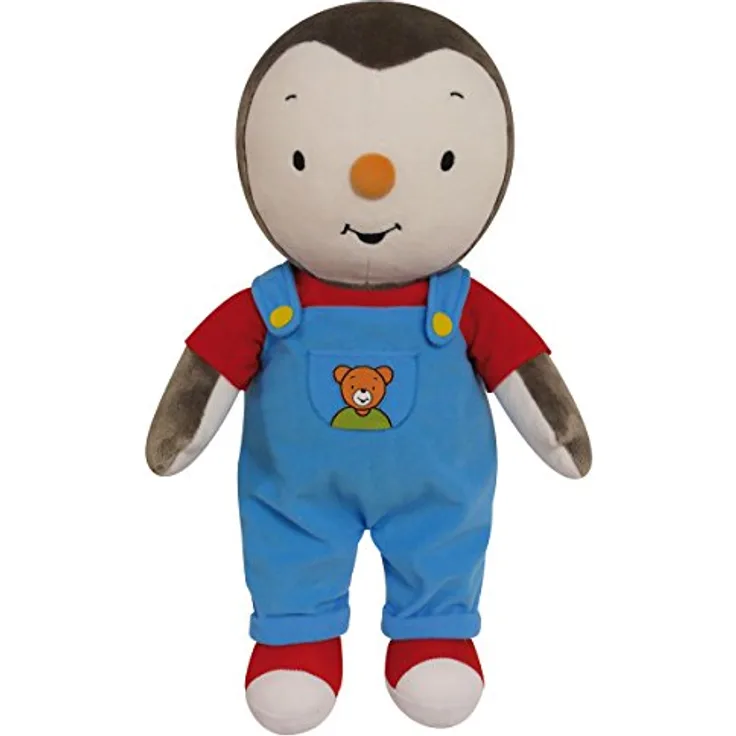 Jemini Peluche T'Choupi 45cm - mehrfarbig, Plüschtier für Kinder ab 12 Monate