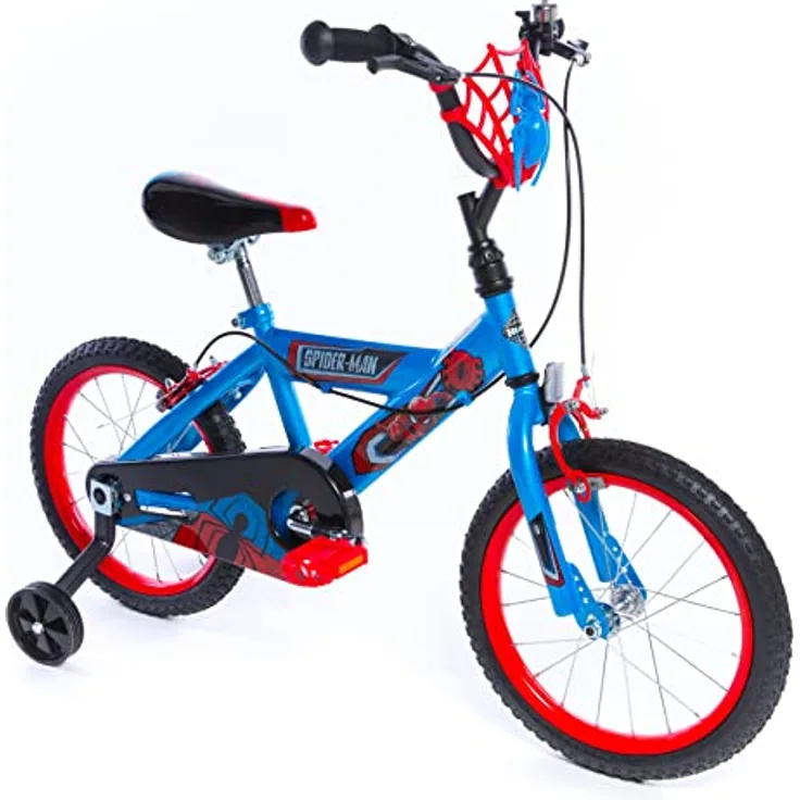 Huffy Jungen Marvel Spiderman 16 Zoll Fahrrad Spider Man 16 Inch Bike, Blue