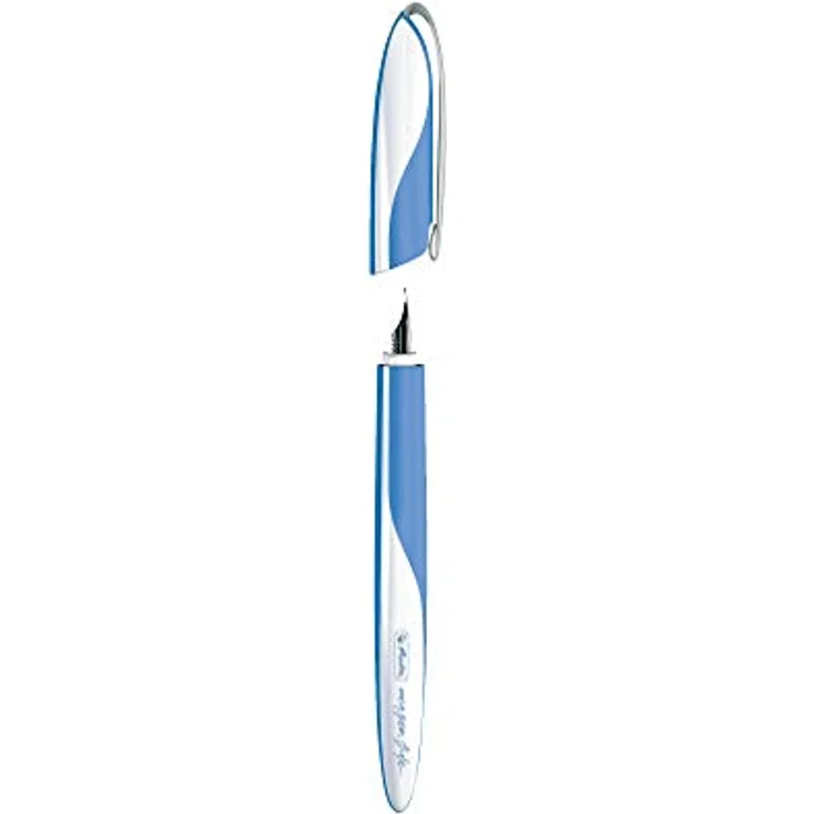 Herlitz Füllhalter my.pen Color Blocking, für Rechts- und Linkshänder geeignet, blau – Bild 6