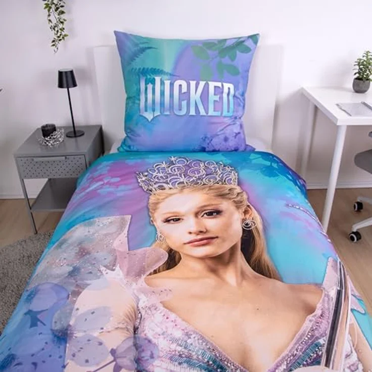 Herding Wicked Bettwäsche-Set, 2-teilig, Wendemotiv, 100% Baumwolle/Renforcé, Kopfkissenbezug 80 x 80 cm, Bettbezug 135 x 200 cm, mehrfarbig, mit Reißverschluss, OEKO-TEX STANDARD 100 – Bild 4