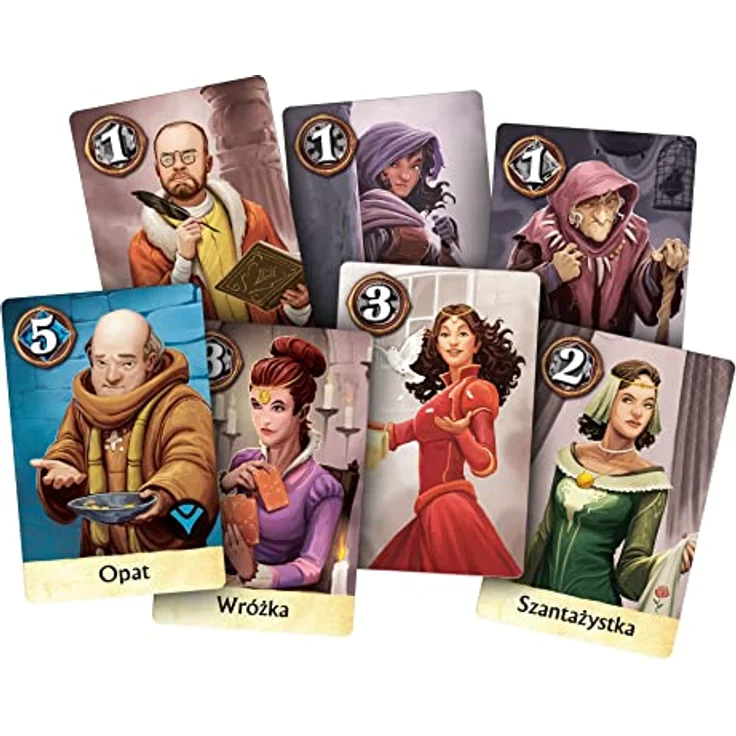 CARUNO Gra strategiczna Cytadela Rebel, Brettspiel für 2-7 Spieler mit 27 Charakterkarten und taktischen Interaktionen – Bild 3