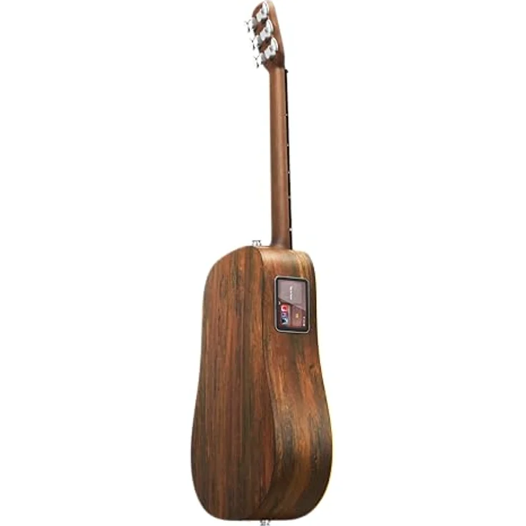 LAVA Musik Elektroakustische Gitarre, rechts (LVS36N) Fichte – 91,4 cm Holzmaserung, Braun & Burlywood, mit Lite-Tasche – Bild 5