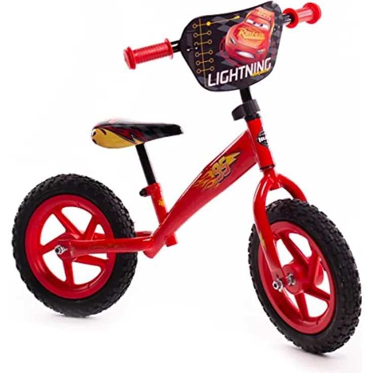 Huffy Jungen und Mädchen Disney Cars Laufrad, rot, S