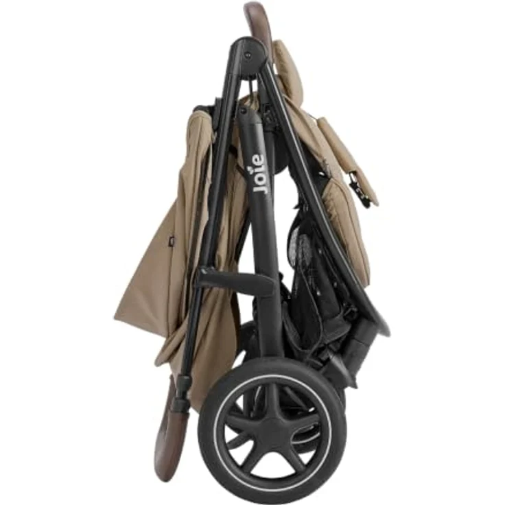 Joie Mytrax Pro Sport-Kinderwagen, bis 22 kg, mit Liegefunktion, höhenverstellbarem Regenschutz und Toffee-Farbe – Bild 9