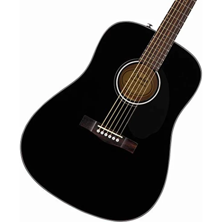 Fender CD-60S, Akustikgitarre für Kinder, Schwarz – Bild 1