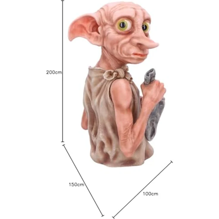 GED Busto Harry Potter Dobby, 30 cm handbemalte Sammelfigur aus Harz – Bild 7