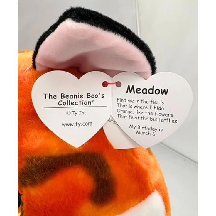 TY Beanie Boo's XL Meadow Fox 42cm, Kuscheltier in Fuchs-Design – Bild 5