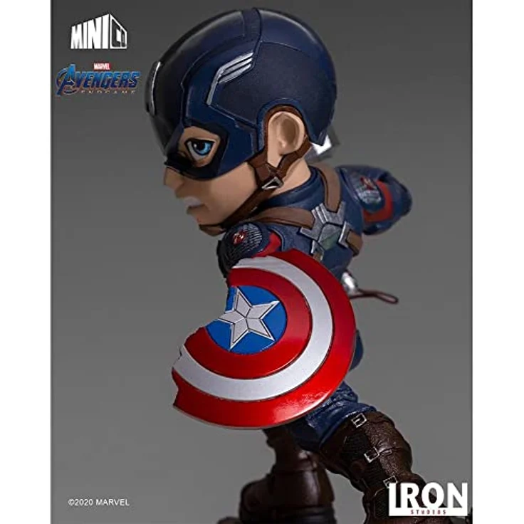 Iron Studios Avengers Endgame Mini Co. PVC Figure Captain America 20 cm - Sammelfigur, detailgetreue Nachbildung – Bild 5