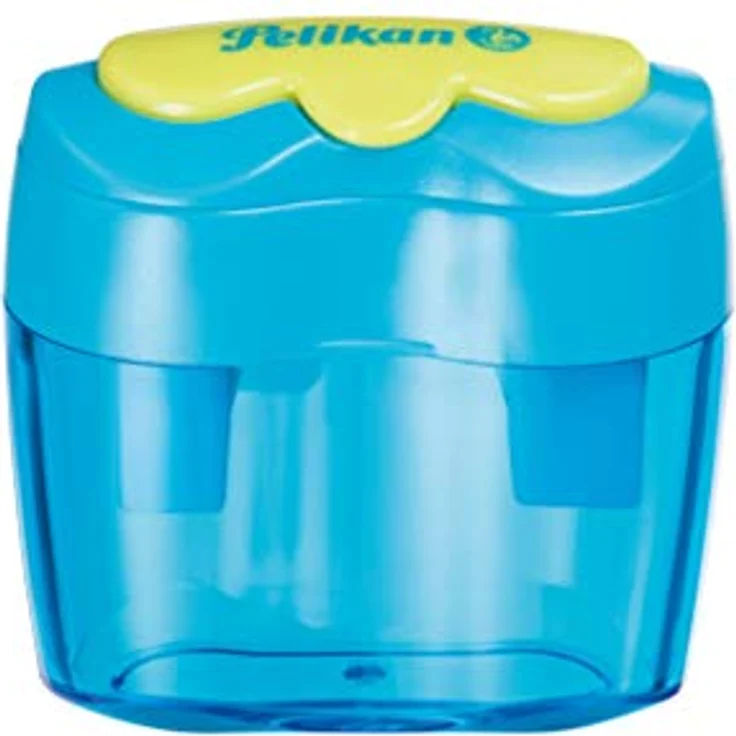 Pelikan Combino Anspitzer Starterset, 3tlg. mit Schreiblernbleistift B, Doppeldosenanspitzer und Radierer, Farbe blau – Bild 4