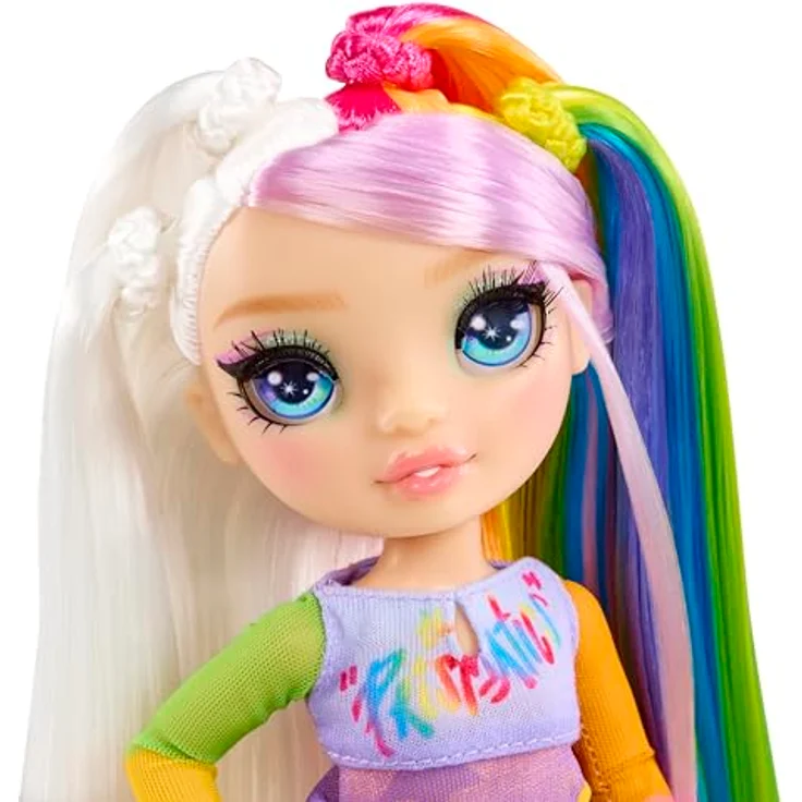 Rainbow High Anziehpuppe Jr High Rockband Fashion Doll Amaya, Rockstar-Look mit Keyboard und coolen Accessoires – Bild 7