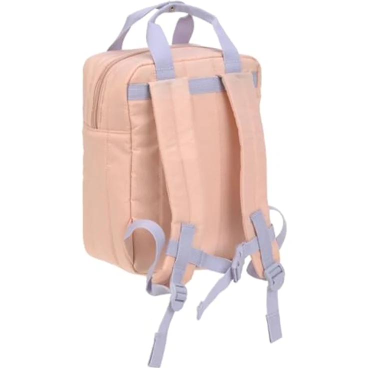 Lässig Rucksack mini Square Little Gang, Kindergartenrucksack mit 7 L Volumen, PFC-freier, recycelter Polyester, Farbe: Cherry Peach – Bild 2