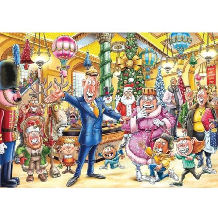 Wasgij Christmas 21 - Eine fröhliche Verwandlung!, Puzzlespiel mit 2000 Teilen – Bild 2