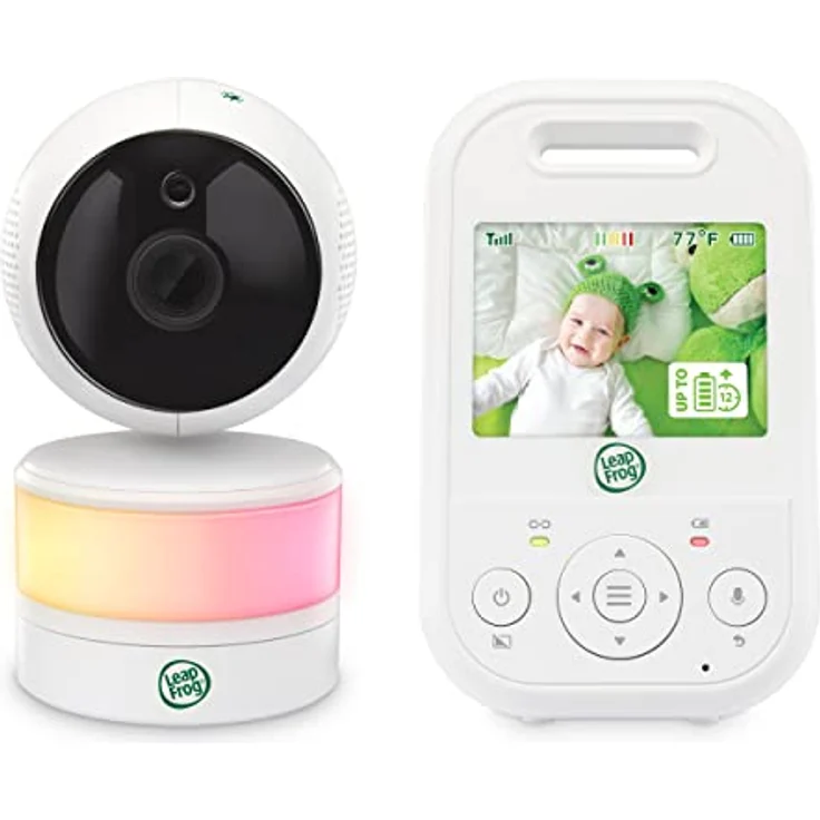 LeapFrog LF2513 Babyphone mit Kamera, Schwenk- und Neige Video Baby Monitor, 2.8 Inch Display, Nachtsicht, 300 m große Reichweite,12H Lange Akkulaufzeit Babyphone,Beruhigende Schlaflieder – Bild 1