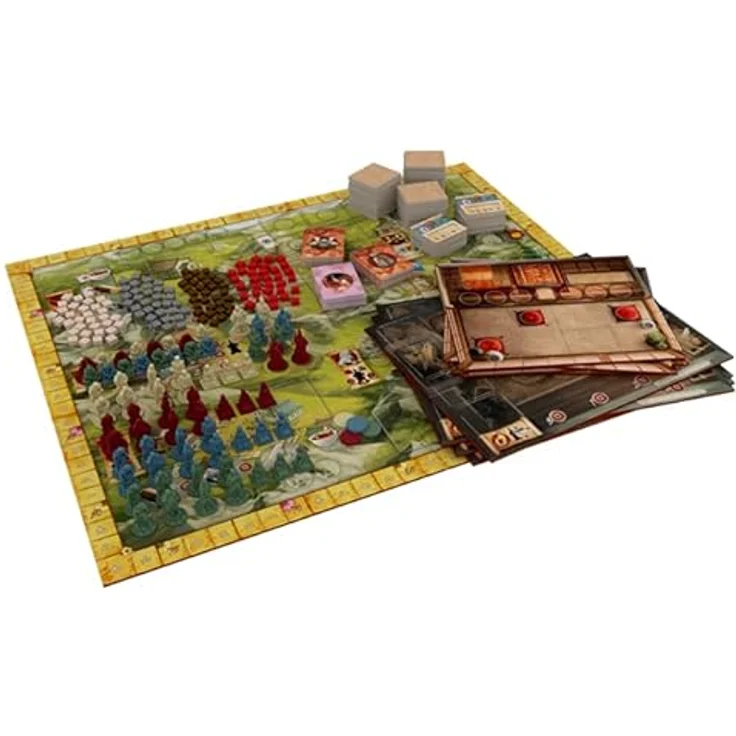 ZYZYZK Placentia Games & Post Scriptum | Atalia | Shogun no Katana | Expertenspiel | Für 1 bis 4 Spieler [ab 14 Jahren | 60 bis 180 Minuten | Strategisch und mechanisch Original | Französische Version] – Bild 5