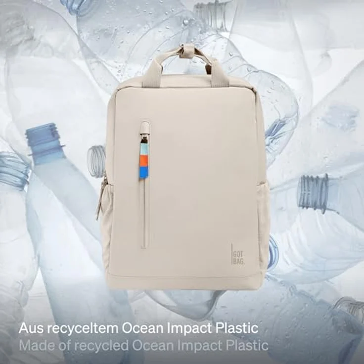 Got Bag DAYPACK 2.0, Wanderrucksack mit 11 l Volumen, ergonomischen Schultergurten und Reißverschlusstasche, schwarz – Bild 2